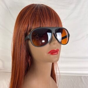 Black Oversized Aviator Sunglasses
